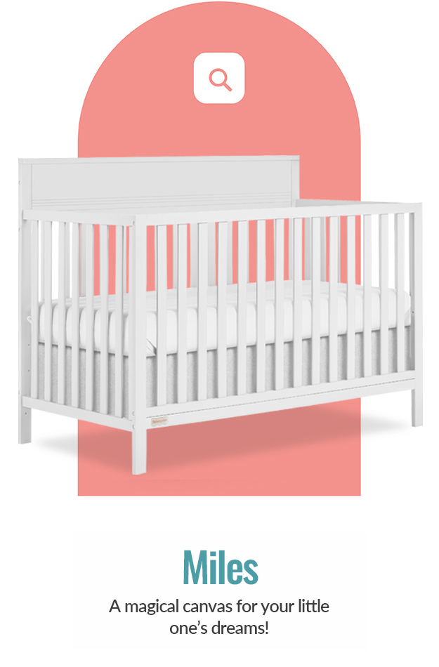 Miles 5 in 1 Convertible Crib